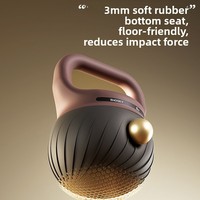 Kettlebells de fitness - Kettlebells souples pour femmes : entraînement à domicile, tonification des fessiers, squats, soulevés de kettlebell, haltères