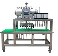 Pasteurisateur tunnel à bière haute efficacité avec contrôle PLC, matériaux SUS 304/316, capacité de 2000 bouteilles/heure