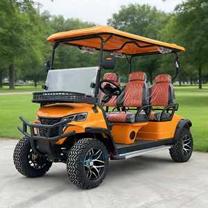 <span class=keywords><strong>Voiture</strong></span> <span class=keywords><strong>de</strong></span> golf électrique confortable blanche 4 places avec sièges réglables antidérapants Idéale pour les zones <span class=keywords><strong>de</strong></span> loisirs des villages <span class=keywords><strong>de</strong></span> retraite - Product Image 1