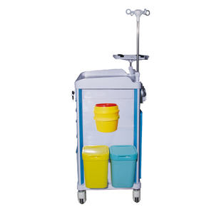 Chariot médical d'urgence en ABS à prix d'usine avec grands tiroirs - Product Image 2