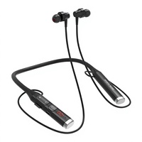 Écouteurs sportifs multifonctionnels transfrontaliers V5.1 avec suppression du bruit, fonction radio FM, musique HiFi intégrée, IPX-3