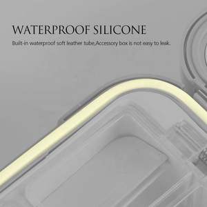 Topline impermeable ABS portátil multifunción cajas de aparejos de pesca ganchos herramienta caja de señuelos de pesca - Product Image 4