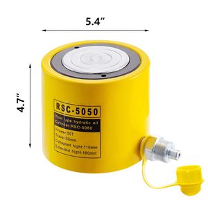 50T <strong>Hydraulic</strong> Cylinder <strong>Jack</strong> 50mm Stroke <strong>Porta</strong> <strong>Power</strong> Ram Lifting Industrial Tool Retract Automatically Building Construction - Product Image 2