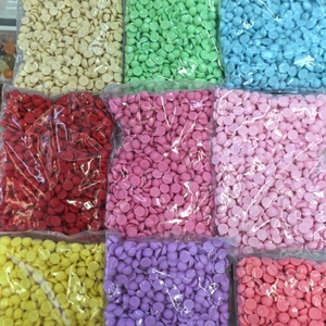 Perlas Sueltas Semimate OLeeya, Perlas Planas de Plástico en Colores Jelly Sugar, Accesorios para Manualidades con Resina, Decoración DIY - Product Image 5