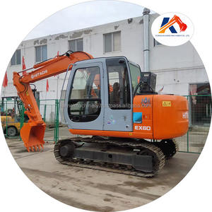 Abordable HITACHI EX60-5 utilisé en acier durable outil de construction rentable pelle sur chenilles utilisé EX60-5 mini pelle - Product Image 1