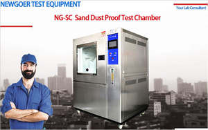IEC-529 simulierte Umwelt-Sand-Staub-Schutz-Widerstand IP5X IP6X Test-Kammer - Product Image 6