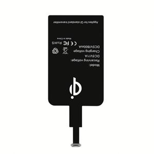 Universal Type C <b>Wireless</b> Charging <b>Receiver</b> Pad Adapter Type-C <b>Wireless</b> Charger Coil for Xiaomi 6 OnePlus Nubia - Product Image 3