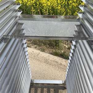 Troli baki 201 baja tahan karat dengan roda troli kue kualitas tinggi untuk 60X40 cm 18 rak baki troli - Product Image 5