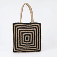 Sac fourre-tout de gros personnalisé, sac à la mode léger en crochet, sacs de plage au design tissé simple pour femmes, pour le quotidien