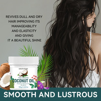 Masque capillaire 2-en-1 végétalien bio antichute et antipelliculaire – Soin nourrissant et rafraîchissant à l'huile de coco pour la croissance des cheveux