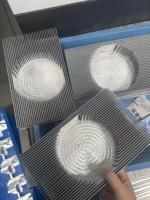 Profil d'extrusion en aluminium anodisé personnalisé série 6000, dissipateur de chaleur électronique, radiateur, pliage CNC, découpe laser, soudage, ROHS