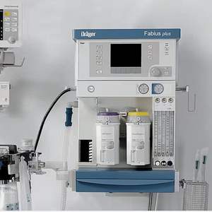 Appareil d'anesthésie Drager <span class=keywords><strong>Fabius</strong></span> Plus Animal Double Can d'occasion, poste d'anesthésie, branchement électrique - Product Image 4