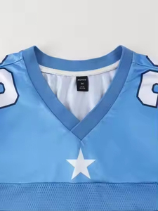 เสื้อยืดครอปปักลายคริสตัลไซส์พลัสแบบสปอร์ต ผ้าตาข่ายเย็บติดลายพิมพ์ซิลค์สกรีน ระบายอากาศได้ดี ป้องกันแบคทีเรีย แขนสั้น - Product Image 6