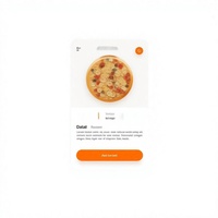 Application mobile de livraison de repas en ligne avec navigation facile parmi les restaurants, paiements sécurisés, suivi des commandes en temps réel et livraison rapide à domicile