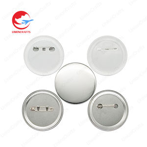 Grosir tombol pembuat pin persegi custom sublimasi kosong cetak offset desainer tombol keselamatan lencana - Product Image 3
