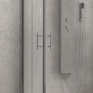 Kamalu KF1000 Box Doccia Moderno a Tre Lati 70x120x70cm con Doppia Porta Scorrevole, Vetro da 8mm Impermeabile 190 KF1000 - Product Image 4