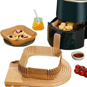 Custom Large Air Fryer Disposable Paper Liners, 9 Inch Square, 125 Pcs for 5-8QT Air Fryer, Oil-Proof & Water-Proof - Product Image 2