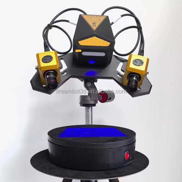 Dreambot3D High Quality Lab Industrial Easy to Use Blue Light Tabletop Vertical 3D Scanner Machine for Modeling Data Input