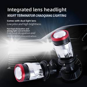 Haute puissance Y7 Mini phare LED à double lentille 6000K Audi Golf <span class=keywords><strong>Mazda</strong></span> F150 voiture moto Fish Eye projecteur intégré <span class=keywords><strong>coupe</strong></span>-ligne - Product Image 4