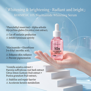 KORMESIC Private Label 30ml 10X Hyaluronic Acid Moisturizing <b>Face</b> Facial Serum 3-Acid Anti-Acne Niacinamide Whitening Essence - Product Image 4