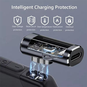 <span class=keywords><strong>Adaptateur</strong></span> de charge pour écouteurs Bluetooth Type C vers 2 broches Shokz, conversion de port iOS vers Shokz avec angle intermédiaire magnétique à angle coudé - Product Image 3