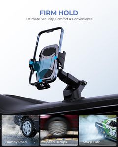 Support de chargeur de voiture sans fil, fixation automatique à serrage rapide 15W, support de téléphone pour grille d'aération de voiture à charge rapide sans fil - Product Image 3