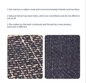 Tapis de yoga et de yoga en lin de jute naturel biologique de chanvre écologique personnalisé de haute qualité <span class=keywords><strong>4mm</strong></span> - Product Image 6