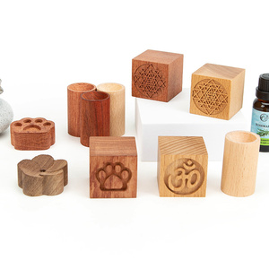 Difusor <span class=keywords><strong>de</strong></span> Aceites Esenciales <span class=keywords><strong>de</strong></span> Madera Maciza para Auto, Diseño Creativo Personalizado YUESHEN, Cilíndrico, <span class=keywords><strong>de</strong></span> Nogal Negro y Haya, Piezas Mecanizadas por CNC - Product Image 4