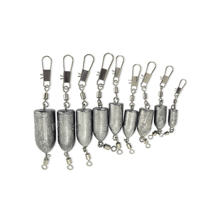 Peso de pesca de <span class=keywords><strong>bala</strong></span> a presión de 8g-120g con eslabones giratorios dobles y accesorio de aparejos de pesca <span class=keywords><strong>CA</strong></span> Snap - Product Image 3