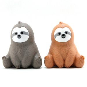 Jouets anti-stress en gel en forme de paresseux à presser, marron/gris, 10x8x7cm, pour filles et garçons de 5 à 7 ans - Product Image 4