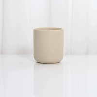 Bougie aromatique en céramique de style nordique créatif, 10 oz, ronde, mate, pour la décoration de la maison, récipient d'aromathérapie