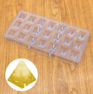 हरियाणा 3D पिरामिड आकार पॉली कार्बोनेट चॉकलेट Molds - Product Image 2