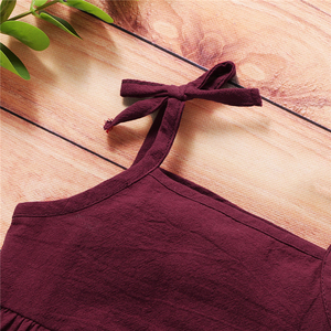 Comodo Set di <span class=keywords><strong>3</strong></span> Pezzi per Neonata 0-<span class=keywords><strong>3</strong></span> <span class=keywords><strong>Mesi</strong></span>, 100% Cotone Traspirante, Estivo Casual Senza Maniche con Stampa a Righe - Product Image 4