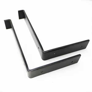 Support mural en acier au carbone 150x150x4mm 200x150x4mm 250x150x4mm 300x150x4mm, revêtement poudré, support d'étagère durable - Product Image 2