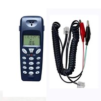 Telepon penguji bokong telepon alat telekomunikasi Set kabel jaringan perangkat uji profesional cek untuk kesalahan jalur telepon