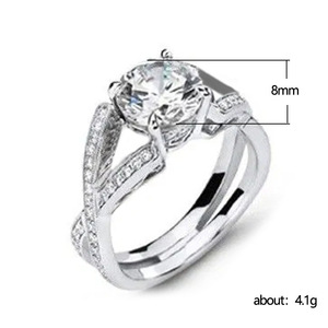 Elegante Anello Scintillante per Donne, Gioiello da Dito alla Moda - Product Image 3