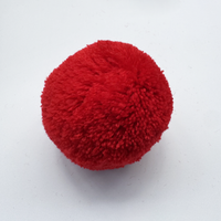 Pompons en laine fine de 8 cm en gros, boules décoratives artisanales, personnalisables, grands pompons en laine pour décorations de fête de Noël