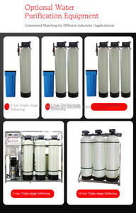 공장 직판 가정용 상업용 1000L/H 연수기 이중 탱크 이중 밸브 연수 필터링 워터 프로세서 - Product Image 5