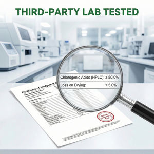 천연 그린 커피빈 추출물 캡슐 고클로로겐산 함량 수용성 분말 보충제 건강식품 등급 - Product Image 2