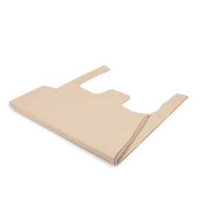 Ecofriendly Custom Tshirt Bags Biodegradable Cornstarch <b>Material</b> Custom Logo Available Biodegradable <b>Packaging</b> Sostenible - Product Image 1