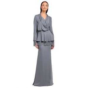SIPO ชุดเดรสสตรีทันสมัย,เสื้อผ้าอิสลามบอรองเสื้อผ้าลำลอง <span class=keywords><strong>Baju</strong></span> Raya สำหรับผู้หญิงมุสลิมปี2022 - Product Image 4