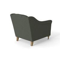 Fauteuil d'appoint en bois de luxe moderne pour salon, avec dossier capitonné et pieds dorés, idéal pour chambre, appartement, hôtel