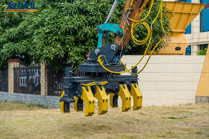 Pince de poteau électrique robuste XVDG 150C pour excavatrices 13T 15T, capacité de 3 tonnes, système de rotation <span class=keywords><strong>rapide</strong></span>, rotation auto-bloquante du moteur - Product Image 3