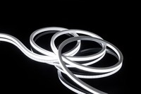 Tira de Luz LED Plana de PVC de 10x10mm, Impermeable IP68, 12W, Ra90, DC24V, Garantía de 3 Años, Regulable, 15 Colores, SMD, Flexible, para Techo y Paneles de Yeso