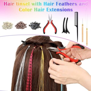 Hadiyahbeauty ผมกลิตเตอร์ประกายระยิบระยับตรงและท<span class=keywords><strong>น</strong></span>ความร้อน - Product Image 6