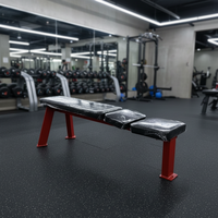 Banc de musculation multifonctionnel pour exercices de fitness, banc plat pour sit-ups et développés couchés