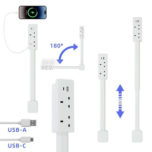 Multipresa Girevole ed Estensibile con 2 Prese AC, USB-A e USB-C - Product Image 1