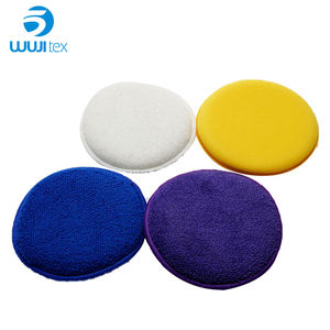 Grs tùy chỉnh mềm sợi nhỏ vòng xe làm sạch vẻ đẹp miếng bọt biển Sáp miếng bọt biển hấp thụ nước mà không có dấu vết - Product Image 3