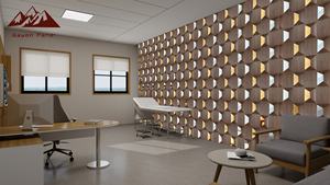 Panneaux muraux 3D élégants Wayon, panneaux muraux stéréo 3D pour la réception <span class=keywords><strong>de</strong></span> bureau - Product Image 4