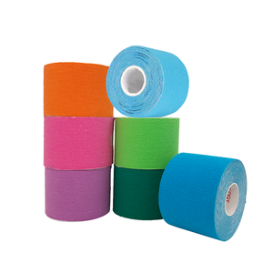 Bande Kinesiologique Multicolore <span class=keywords><strong>5cm</strong></span>, Adhésif Fort, Imperméable, Hypoallergénique, Élastique, pour Athlètes, Soutien Musculaire et Articulaire - Product Image 4